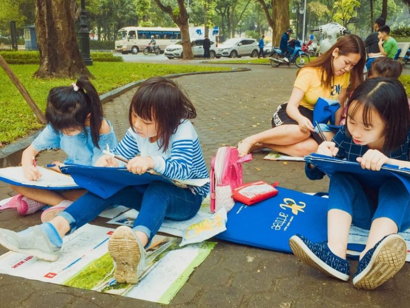 Hoạt động tại trại hè mỹ thuật – ART TREE Summer Camp