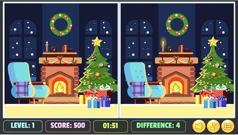 Trò chơi tìm điểm khác biệt giúp trẻ rèn luyện khả năng quan sát và tập trung vào chi tiết