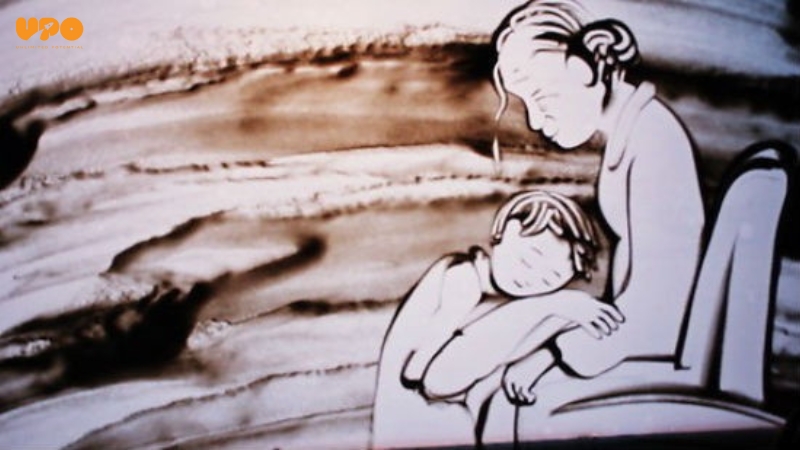 cau chuyen con va me bia