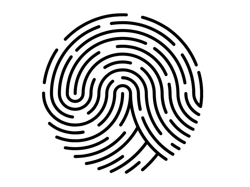 Hình dạng của vân tay chủng LF