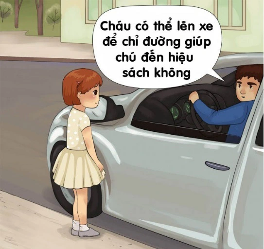 Dạy trẻ kỹ năng giao tiếp với người lạ trong thực tế và trên internet 6 Trẻ hoàn toàn có thể né tránh những lời mời, câu hỏi nhạy cảm từ người lạ.