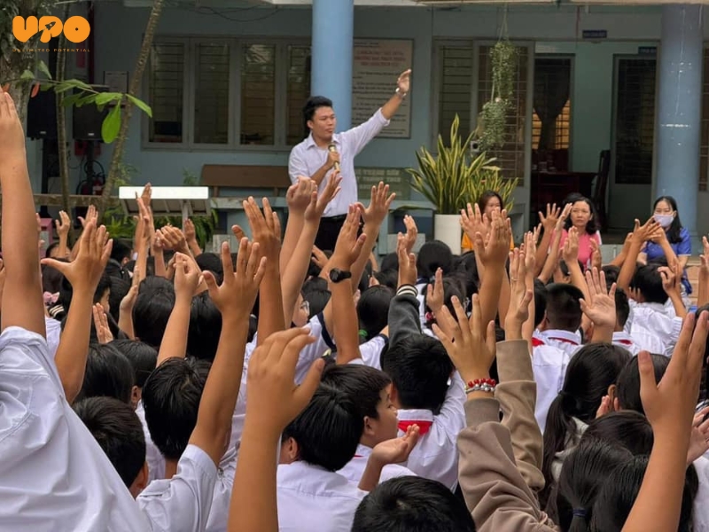 UPO nhận được sự hưởng ứng sôi nổi từ các bạn học sinh