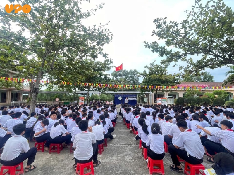 Hình ảnh thầy Nguyễn Hải Đăng chia sẻ với các bạn học sinh