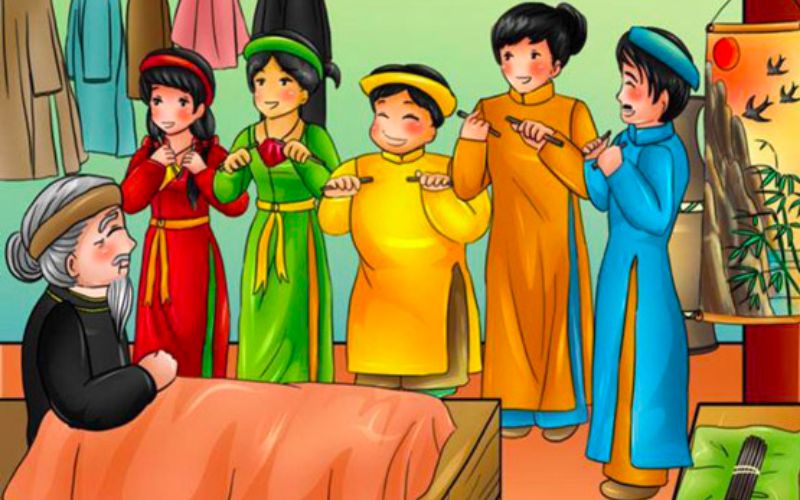 Kể chuyện tư duy cho bé - 28 câu chuyện nhân văn nhất! 14 Tất cả mọi người cùng cố gắng bẻ đũa, nhưng không ai có thể thực hiện được điều này