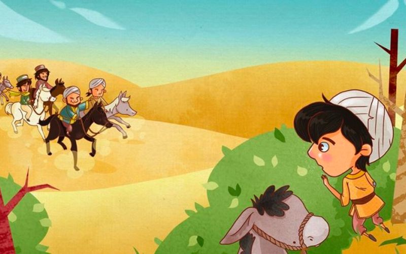 Kể chuyện tư duy cho bé - 28 câu chuyện nhân văn nhất! 16 AliBaba may mắn phát hiện một hang kho báu được bọn cướp giấu trong hang