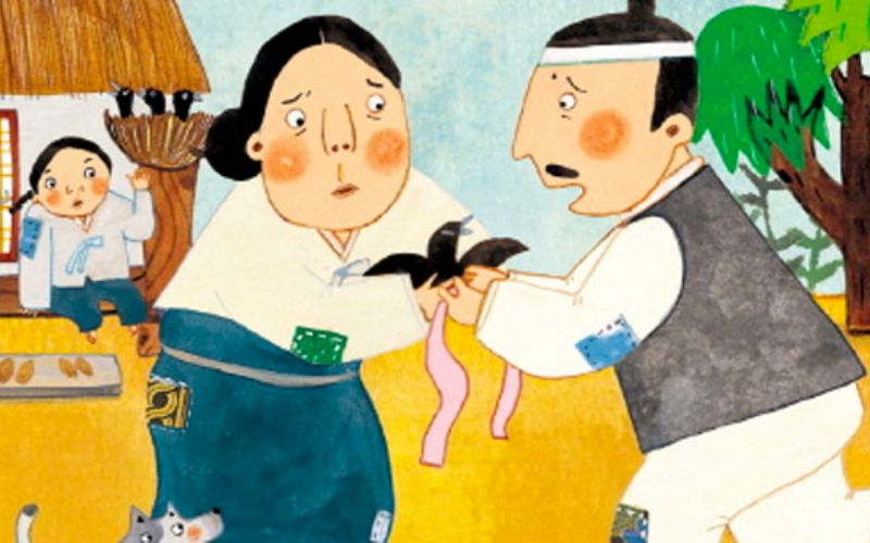 Kể chuyện tư duy cho bé - 28 câu chuyện nhân văn nhất! 18 Người em Heng-bu đã cứu chú chim gãy chân và được chim trả ơn và có cuộc sống sung túc, hạnh phúc