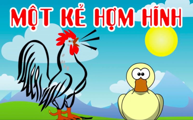 Kể chuyện tư duy cho bé - 28 câu chuyện nhân văn nhất! 22 Một chú gà trống đậu lên hàng rào và ngưỡng cao đầu lên bầu trời khoe khoang và khoác lác những điều không thể làm với chị Vịt