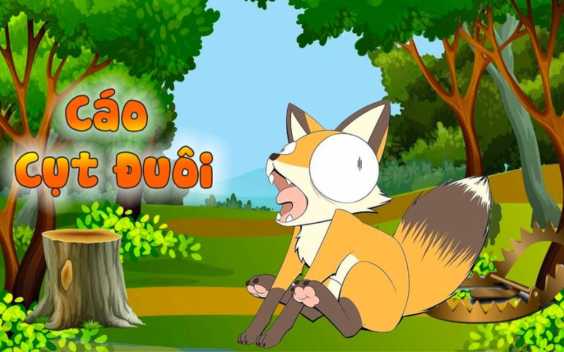 Kể chuyện tư duy cho bé - 28 câu chuyện nhân văn nhất! 24 Cáo già không may bị dính bẫy nên đã phải bỏ lại cái đuôi để chạy thoát