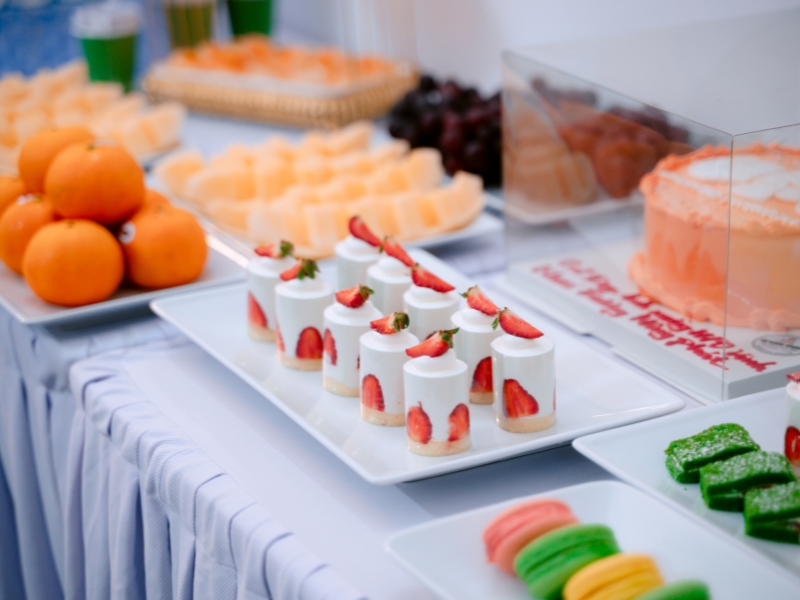 Teabreak đặc sắc dành cho khách mời tại buổi lễ khai trương 