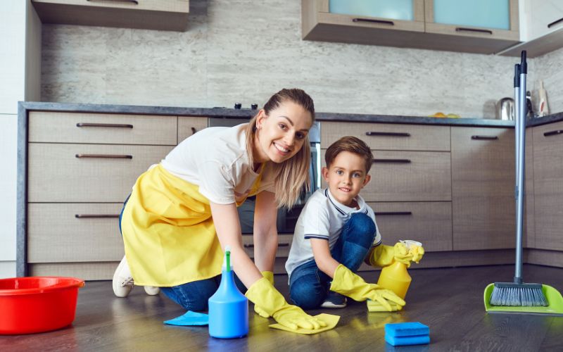 Kỹ năng sống gọn gàng ngăn nắp cho trẻ nên được giáo dục như thế nào? 3 Khi nhà ở gọn gàng ngăn nắp sẽ giúp ngăn ngừa bụi bặm và các loại vi khuẩn có trong nhà