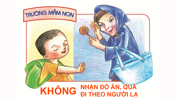 Nói không với những món quà từ người lạ.