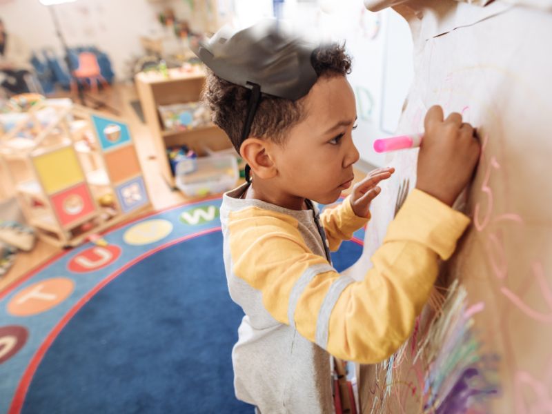 50+ trò chơi phát triển tư duy cho trẻ mầm non từ 3 - 5 tuổi 18 Trò chơi vẽ tranh giúp bé yêu được tự do sáng tạo.