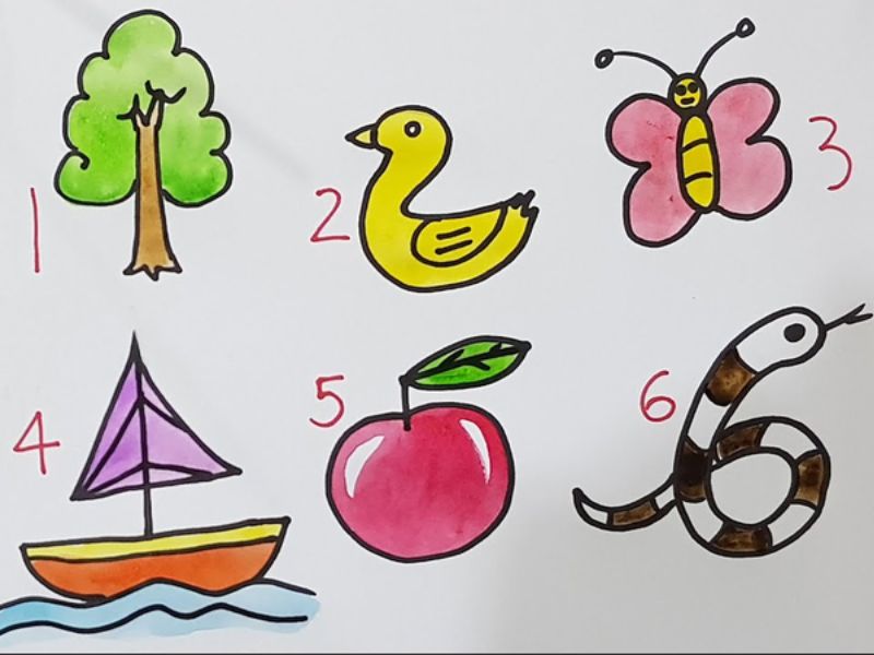 50+ trò chơi phát triển tư duy cho trẻ mầm non từ 3 - 5 tuổi 34 Trò chơi này không chỉ khiến con cảm thấy thích thú với toán học, phương pháp này còn kích thích sự sáng tạo của trẻ trong quá trình vẽ.