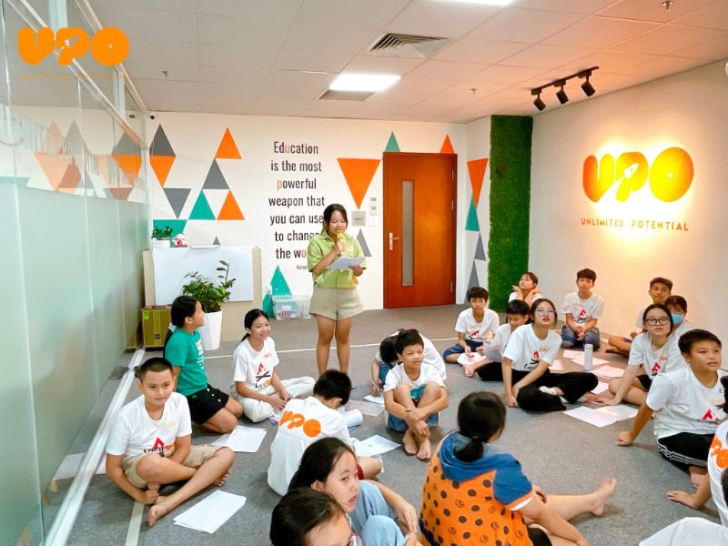 Khóa học đào tạo kỹ năng sống cho trẻ tại UPO cơ sở Hà Nội 