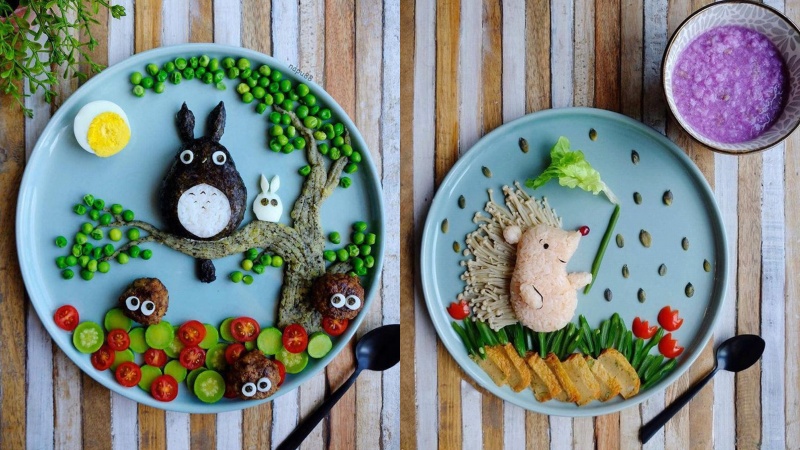 Rèn bé ăn rau - Trận chiến "khốc liệt" của mọi gia đình! 5 Trang trí rau xanh, thức ăn để thu hút bé là "chiến lược" rèn con ăn rau rất hiệu quả