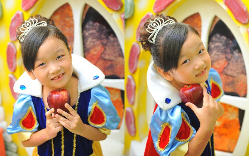 Hóa trang bé thành những nhân vật hoạt hình, người nổi tiếng,... Để các bạn còn lại đoán xem đó là ai