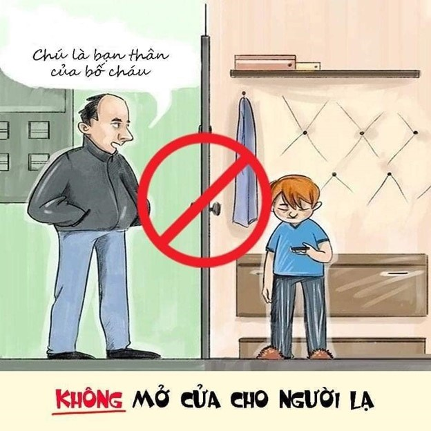 Tạo ra tình huống giả định để trẻ khi gặp nguy hiểm cũng có phản ứng nhanh.