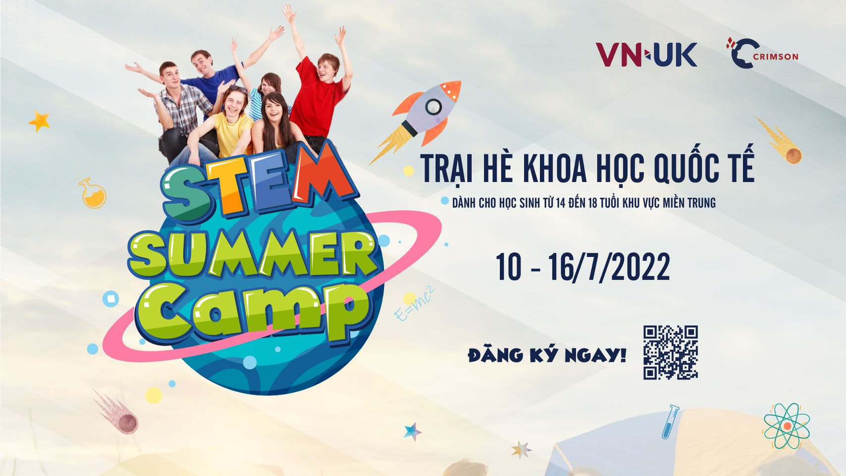 Bé yêu thỏa ước mơ khám phá khoa học tại trại hè Stem Summer Camp.