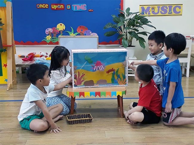 Phát triển nhận thức cho trẻ mầm non thông qua trò chơi kể truyện&nbsp;