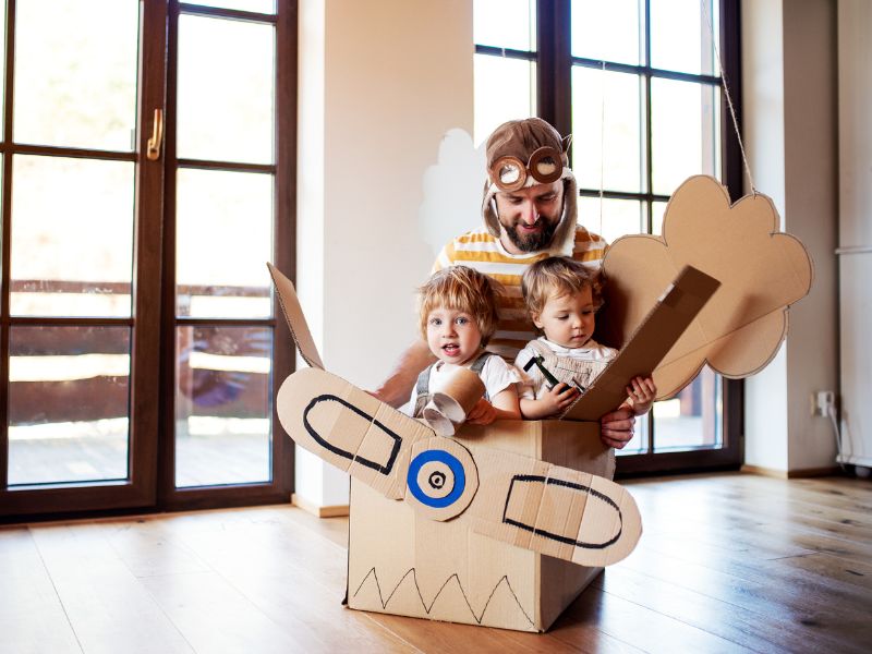 Phát triển nhận thức cho trẻ mầm non thông qua hoạt động sáng tạo với thùng carton