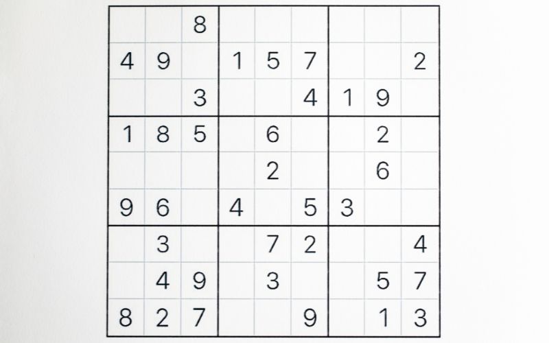 Sudoku là trò chơi trí tuệ khá phức tạp nhưng cũng rất được ưa chuộng